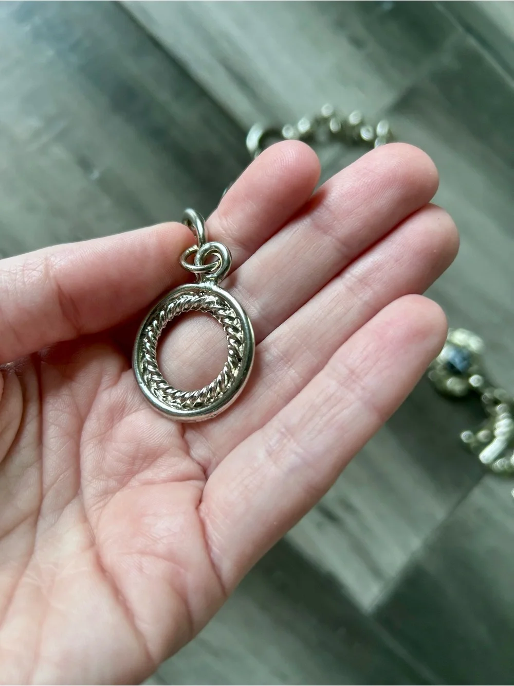 Vintage 90s Silver Plated Elephant Chain Belt w/ Faux Marble Stones